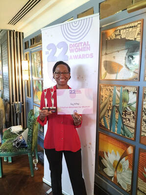 Kay Kukoyi, Purposeful Group, 2 x Digital Women Award winner for Entrepreneur of the Year award and Role model of the Year Award 2022